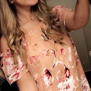 off the shoulder dress